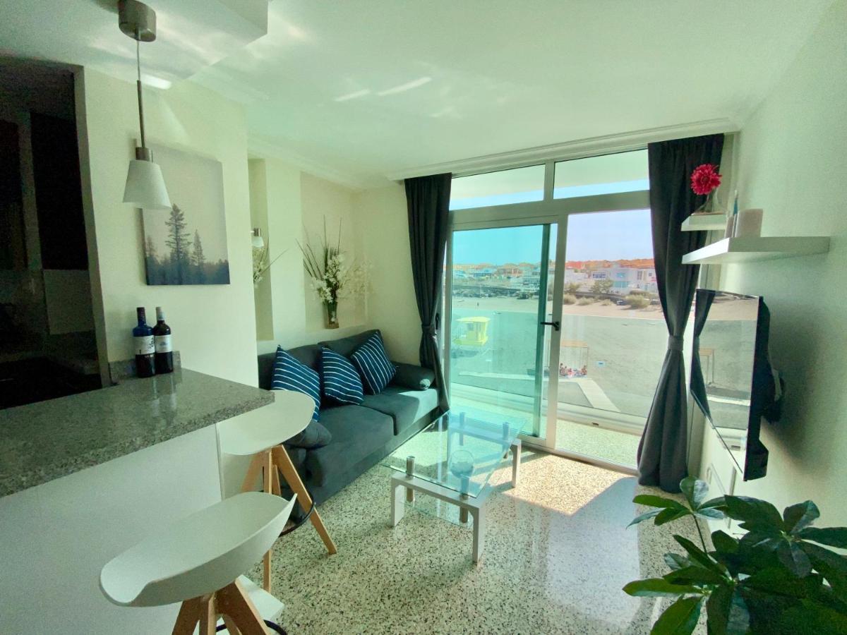 Hermoso Edificio Frente Al Mar Con Gran Terraza Y Hermosas Vistas Las Palmas de Gran Canaria Bagian luar foto